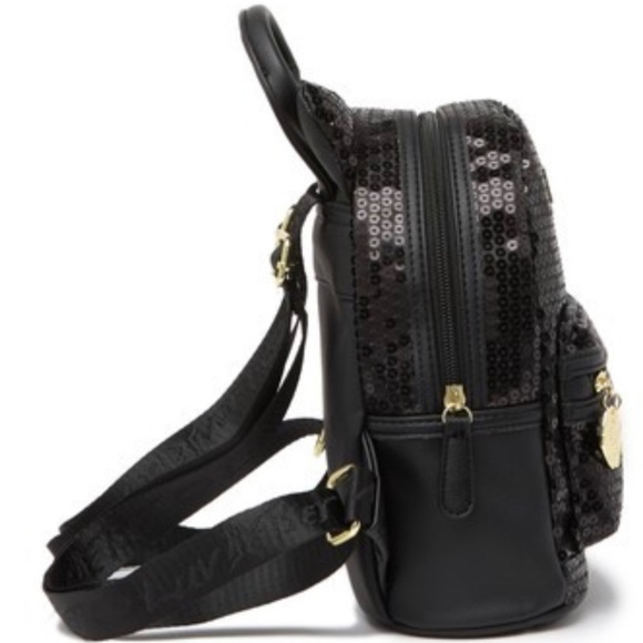 🍒Betsey Johnson Kitty Sequin Mini Backpack - Picture 3 of 6